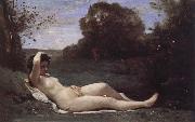 Corot Camille Nymph Reclined china oil painting artist